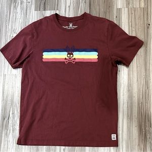 Psycho Bunny Dark Red